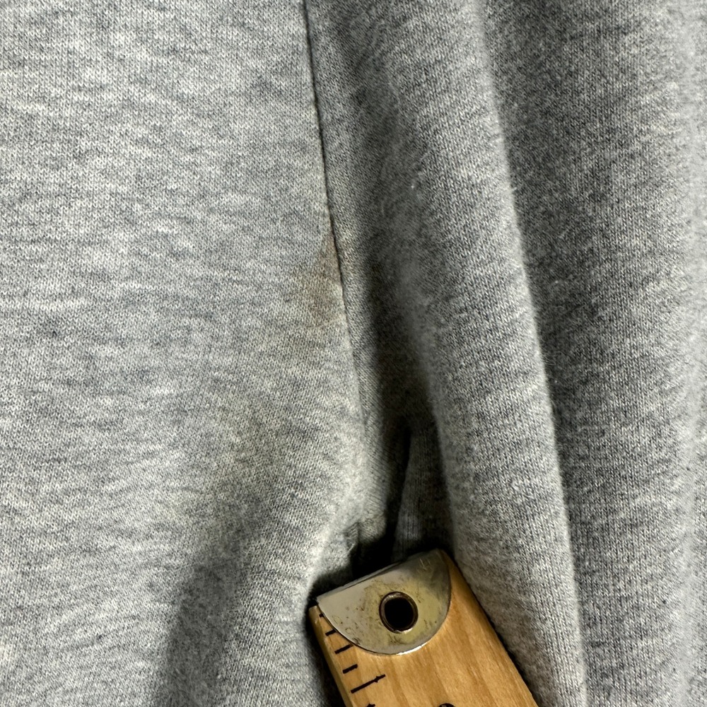 Nike Sweatpants Mens XL Grey Fleece Relaxed Straight Leg Swoosh Stretch Waist - Picture 7 of 12